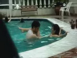 Amateur Girl Fucked In A Pool While There Were Still Other Guests Swimming And Not Giving a Shit About It